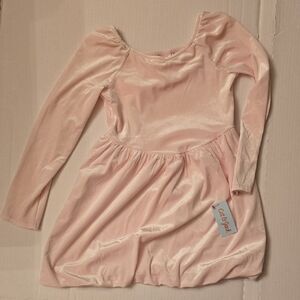 Cat & Jack Pink Velvet Kids Dress
